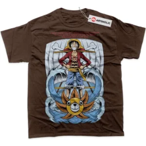 Monkey D Luffy T-Shirt, One Piece True Fan Shirt SHIN1712092153 - Carbon