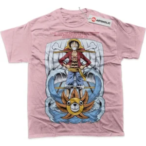 Monkey D Luffy T-Shirt, One Piece True Fan Shirt SHIN1712092153 - Pink