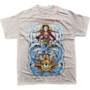 Monkey D Luffy T-Shirt, One Piece True Fan Shirt SHIN1712092153 - Light Grey
