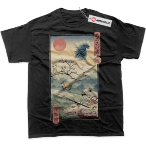 Princess Mononoke T-Shirt, Studio Ghibli True Fan Shirt SHIN1712092155 - Black