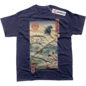 Princess Mononoke T-Shirt, Studio Ghibli True Fan Shirt SHIN1712092155 - Navy