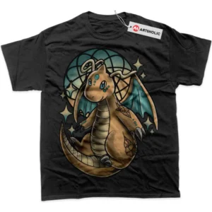 Dragonite T-Shirt, Pokemon True Fan Shirt SHIN1712092156 - Black