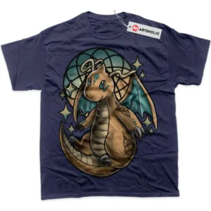 Dragonite T-Shirt, Pokemon True Fan Shirt SHIN1712092156 - Navy