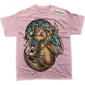 Dragonite T-Shirt, Pokemon True Fan Shirt SHIN1712092156 - Pink