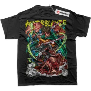 Levi Ackerman T-Shirt, Attack On Titan True Fan Shirt SHIN1712092157 - Black