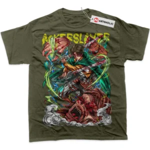 Levi Ackerman T-Shirt, Attack On Titan True Fan Shirt SHIN1712092157 - Army Green