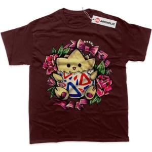 Togepi T-Shirt, Pokemon True Fan Shirt SHIN1712092158 - Wine Red