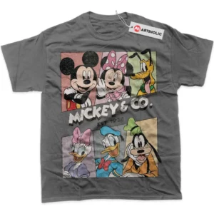 Mickey and Co T-Shirt, Cartoon True Fan Shirt SHIN1712092159 - Coffee
