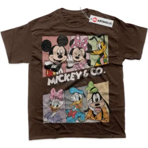 Mickey and Co T-Shirt, Cartoon True Fan Shirt SHIN1712092159 - Carbon
