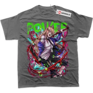 Power T-Shirt, Chainsaw Man True Fan Shirt SHIN1712092160 - Coffee