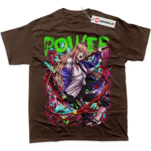 Power T-Shirt, Chainsaw Man True Fan Shirt SHIN1712092160 - Carbon