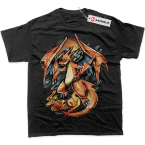 Charizard T-Shirt, Pokemon True Fan Shirt SHIN1712092161 - Black