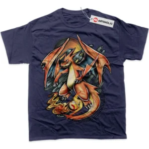 Charizard T-Shirt, Pokemon True Fan Shirt SHIN1712092161 - Navy