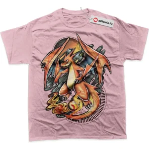 Charizard T-Shirt, Pokemon True Fan Shirt SHIN1712092161 - Pink