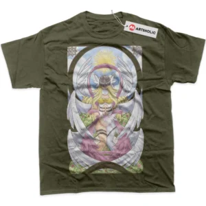 Angewomon T-Shirt, Digimon Adventure True Fan Shirt SHIN1712092162 - Army Green