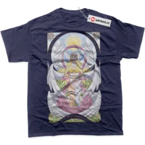 Angewomon T-Shirt, Digimon Adventure True Fan Shirt SHIN1712092162 - Navy