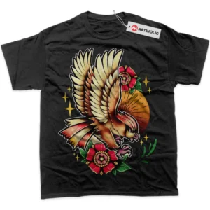 Pidgeotto T-Shirt, Pokemon True Fan Shirt SHIN1712092163 - Black