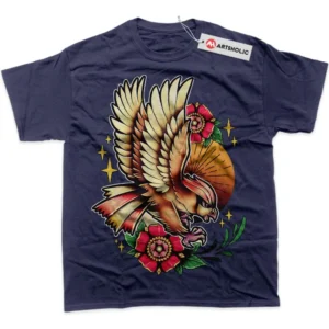 Pidgeotto T-Shirt, Pokemon True Fan Shirt SHIN1712092163 - Navy