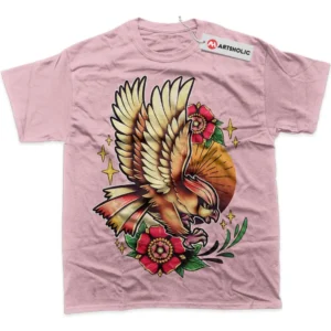 Pidgeotto T-Shirt, Pokemon True Fan Shirt SHIN1712092163 - Pink