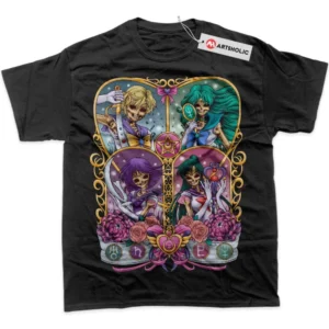 Skull Sailor Moon T-Shirt, Anime True Fan Shirt SHIN1712092164 - Black