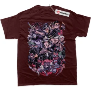 Demon Slayer T-Shirt, Anime True Fan Shirt SHIN1712092167 - Wine Red