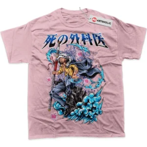 Trafalgar D Water Law T-Shirt, One Piece True Fan Shirt SHIN1712092168 - Pink
