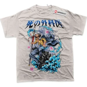 Trafalgar D Water Law T-Shirt, One Piece True Fan Shirt SHIN1712092168 - Light Blue