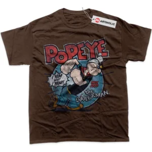 Popeye T-Shirt, Animated True Fan Shirt SHIN1712092169 - Carbon