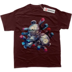 Magneton T-Shirt, Pokemon True Fan Shirt SHIN1712092171 - Wine Red