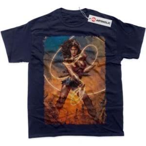 Wonder Woman T-Shirt, DC Comics True Fan Shirt SHIN1712092176 - Navy
