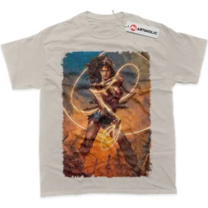 Wonder Woman T-Shirt, DC Comics True Fan Shirt SHIN1712092176 - Sand