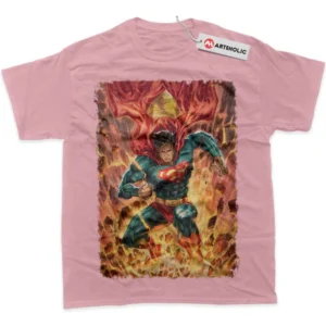 Superman T-Shirt, DC Comics True Fan Shirt SHIN1712092177 - Pink