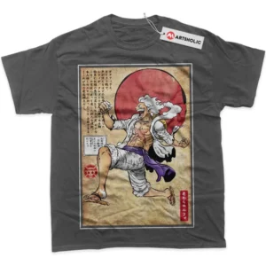 Monkey D Luffy T-Shirt, Luffy Gear 5 True Fan Shirt SHIN1712092179 - Coffee