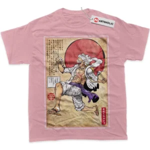 Monkey D Luffy T-Shirt, Luffy Gear 5 True Fan Shirt SHIN1712092179 - Pink