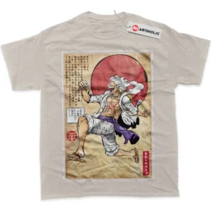 Monkey D Luffy T-Shirt, Luffy Gear 5 True Fan Shirt SHIN1712092179 - Light Grey