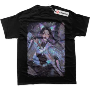 Shinobu Kocho T-Shirt, Demon Slayer True Fan Shirt SHIN1712092180 - Black