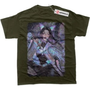 Shinobu Kocho T-Shirt, Demon Slayer True Fan Shirt SHIN1712092180 - Army Green