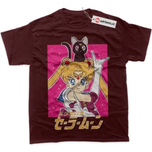 Usagi Tsukino T-Shirt, Sailor Moon True Fan Shirt SHIN1712092181 - Wine Red