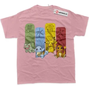 Pokemon T-Shirt, Anime True Fan Shirt SHIN1712092182 - Pink