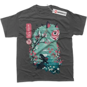 Princess Mononoke T-Shirt, Studio Ghibli True Fan Shirt SHIN1712092184 - Coffee