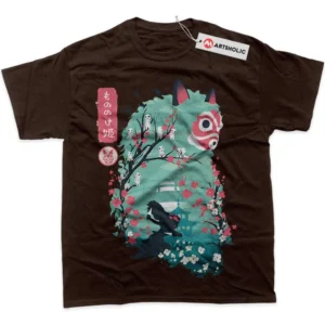 Princess Mononoke T-Shirt, Studio Ghibli True Fan Shirt SHIN1712092184 - Carbon