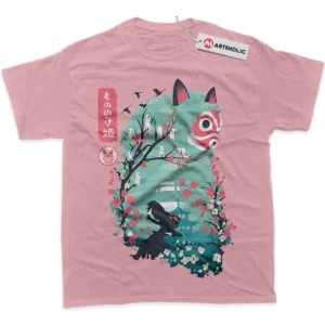 Princess Mononoke T-Shirt, Studio Ghibli True Fan Shirt SHIN1712092184 - Pink