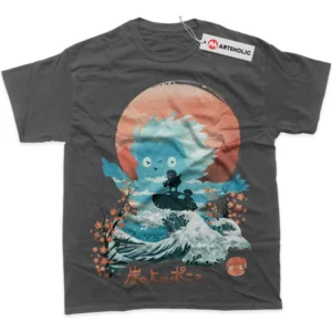 Ponyo T-Shirt, Studio Ghibli True Fan Shirt SHIN1712092185 - Coffee