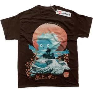 Ponyo T-Shirt, Studio Ghibli True Fan Shirt SHIN1712092185 - Carbon