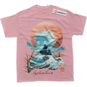 Ponyo T-Shirt, Studio Ghibli True Fan Shirt SHIN1712092185 - Pink