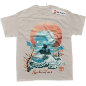 Ponyo T-Shirt, Studio Ghibli True Fan Shirt SHIN1712092185 - Sand