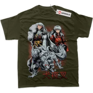 Sesshomaru T-Shirt, Inuyasha True Fan Shirt SHIN1712092186 - Army Green
