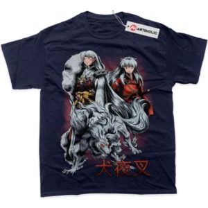 Sesshomaru T-Shirt, Inuyasha True Fan Shirt SHIN1712092186 - Navy