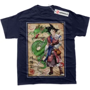 Son Goku T-Shirt, Shenron True Fan Shirt SHIN1712092187 - Navy