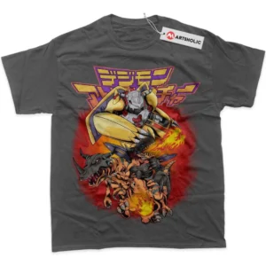 Agumon T-Shirt, WarGreymon True Fan Shirt SHIN1712092188 - Coffee